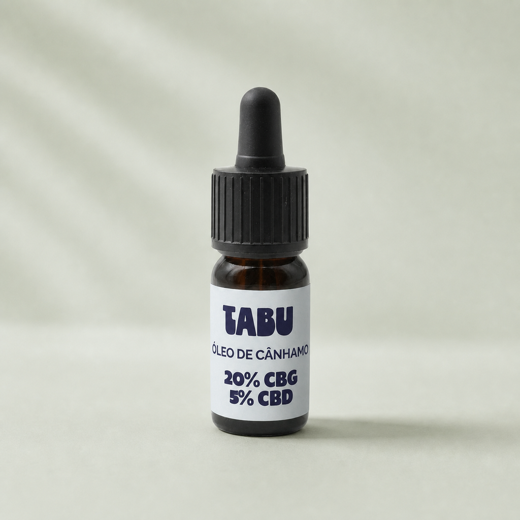 Óleo de cânhamo 20% CBG 5% CBD — fond Beldia vert sauge clair