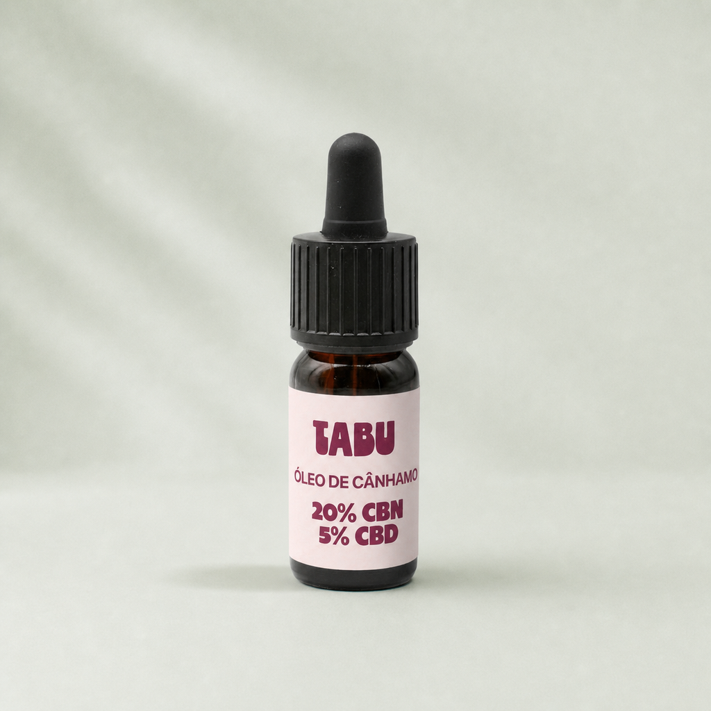 Óleo de cânhamo 20% CBN 5% CBD — fond Beldia vert sauge clair